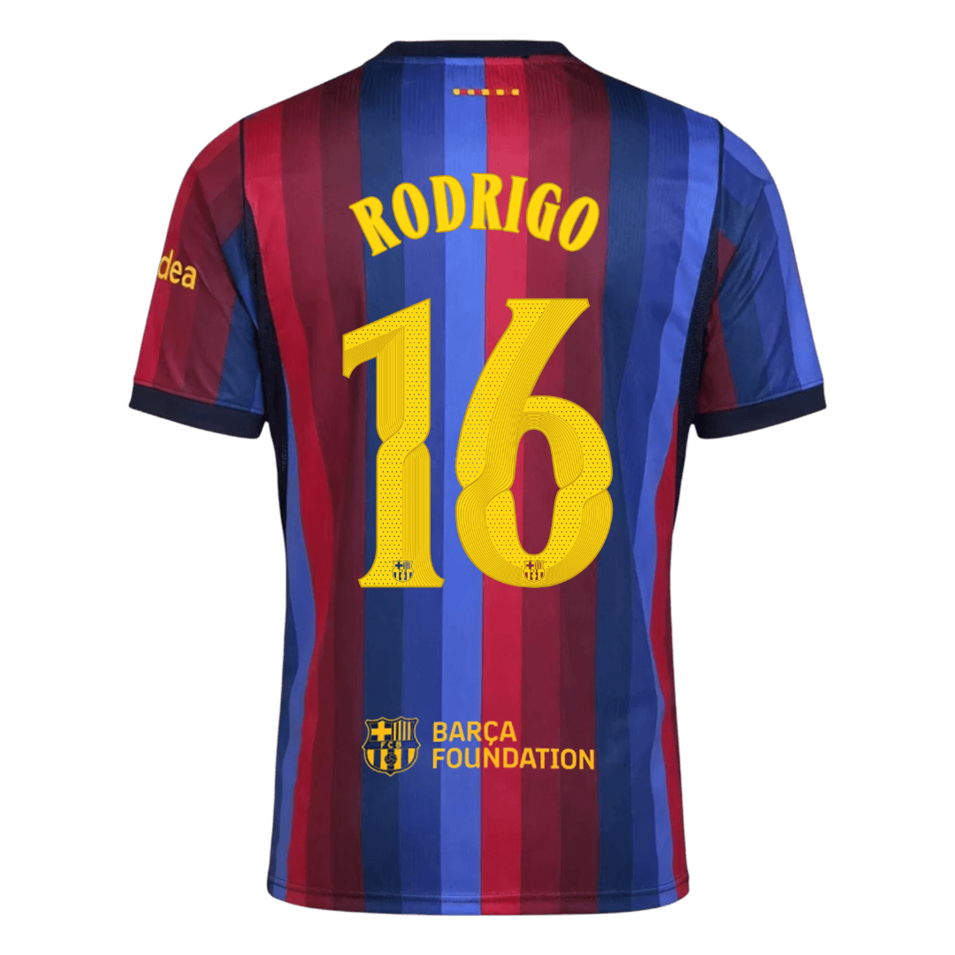 Barcelona Hjemmebanetrøje 2026/27 – RODRIGO #16 – UCL