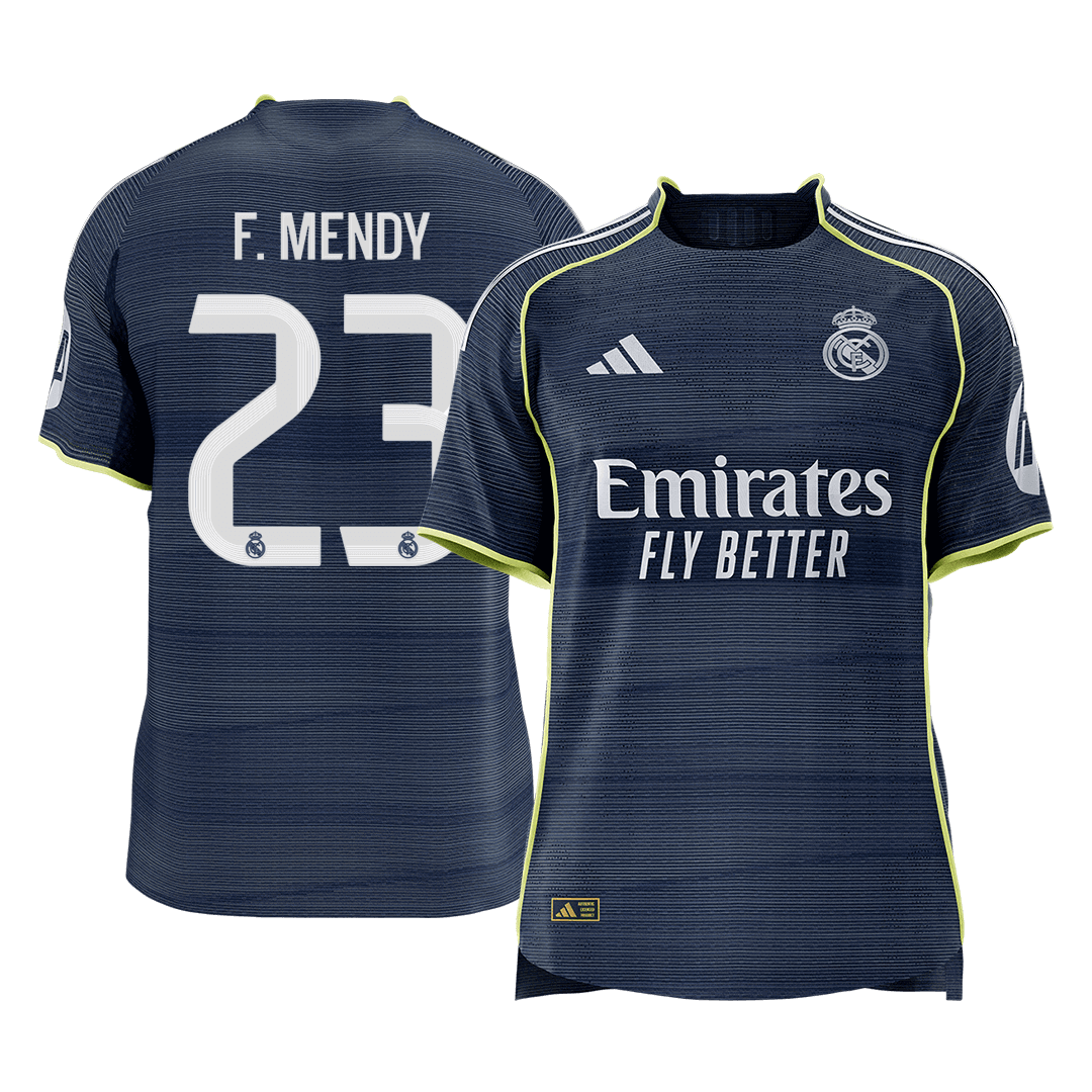 Real Madrid Udebanetrøje Spillerversion 2025/26 F.MENDY #23 [PREMIUM]