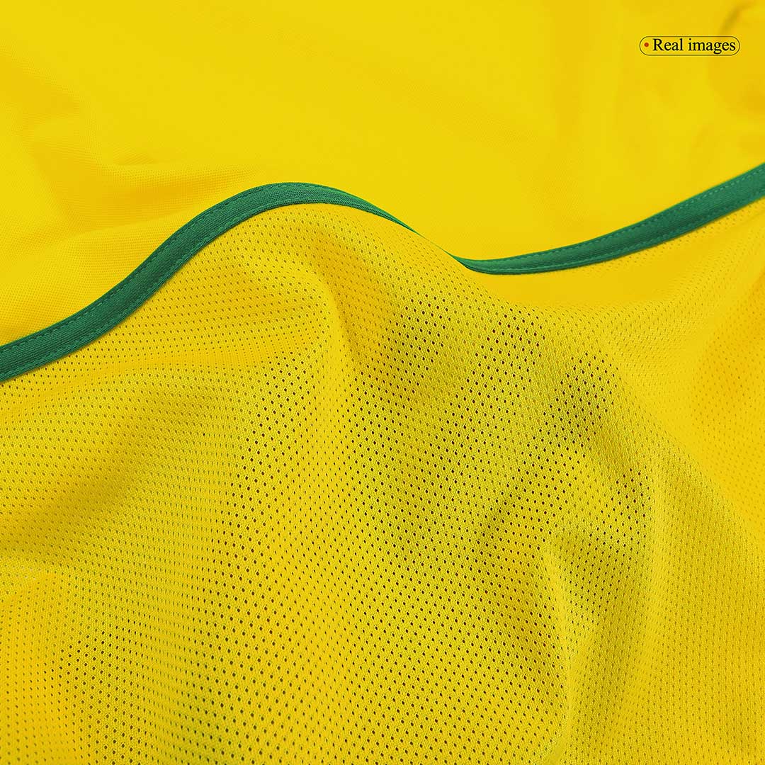 Brazil Retro Hjemmebanetrøje 2002/03 RONALDINHO #11 – Billede 2