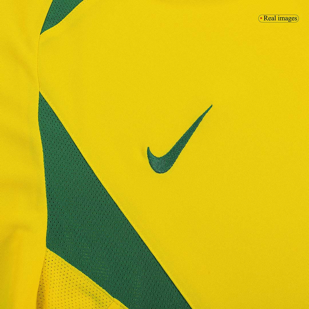 Brazil Retro Hjemmebanetrøje 2002/03 – Billede 4