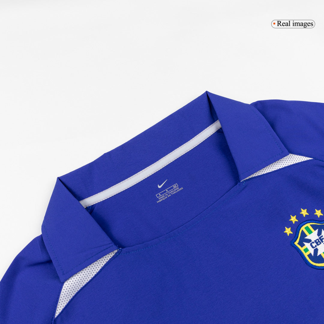 Brazil Retro Udebanetrøje 2002 – Billede 6