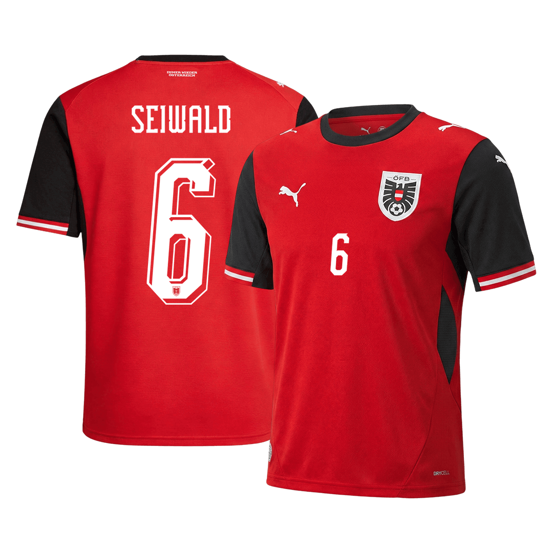 Austria World Cup Hjemmetrøje 2026 SEIWALD #6