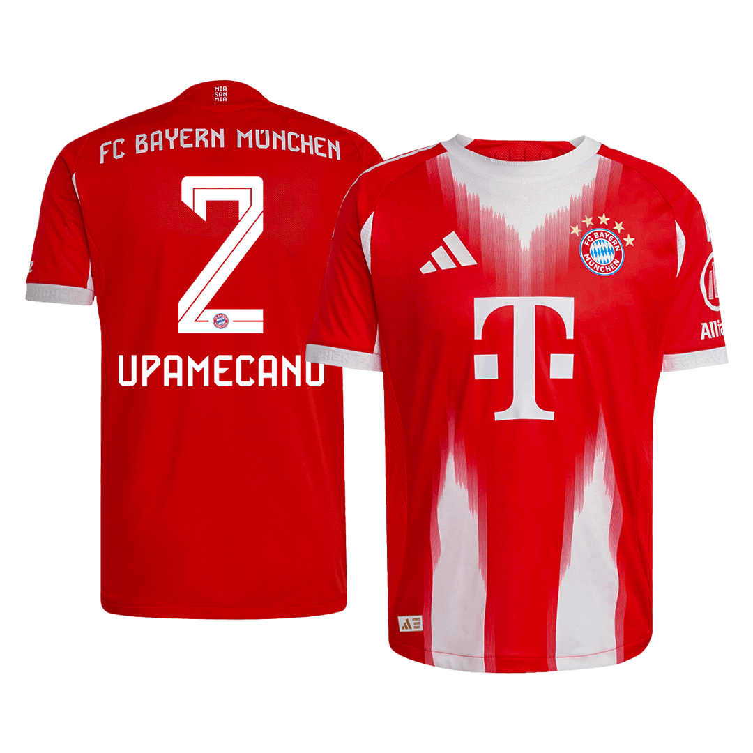 Bayern Munich Hjemmebanetrøje Spillerversion 2025/26 UPAMECANO #2