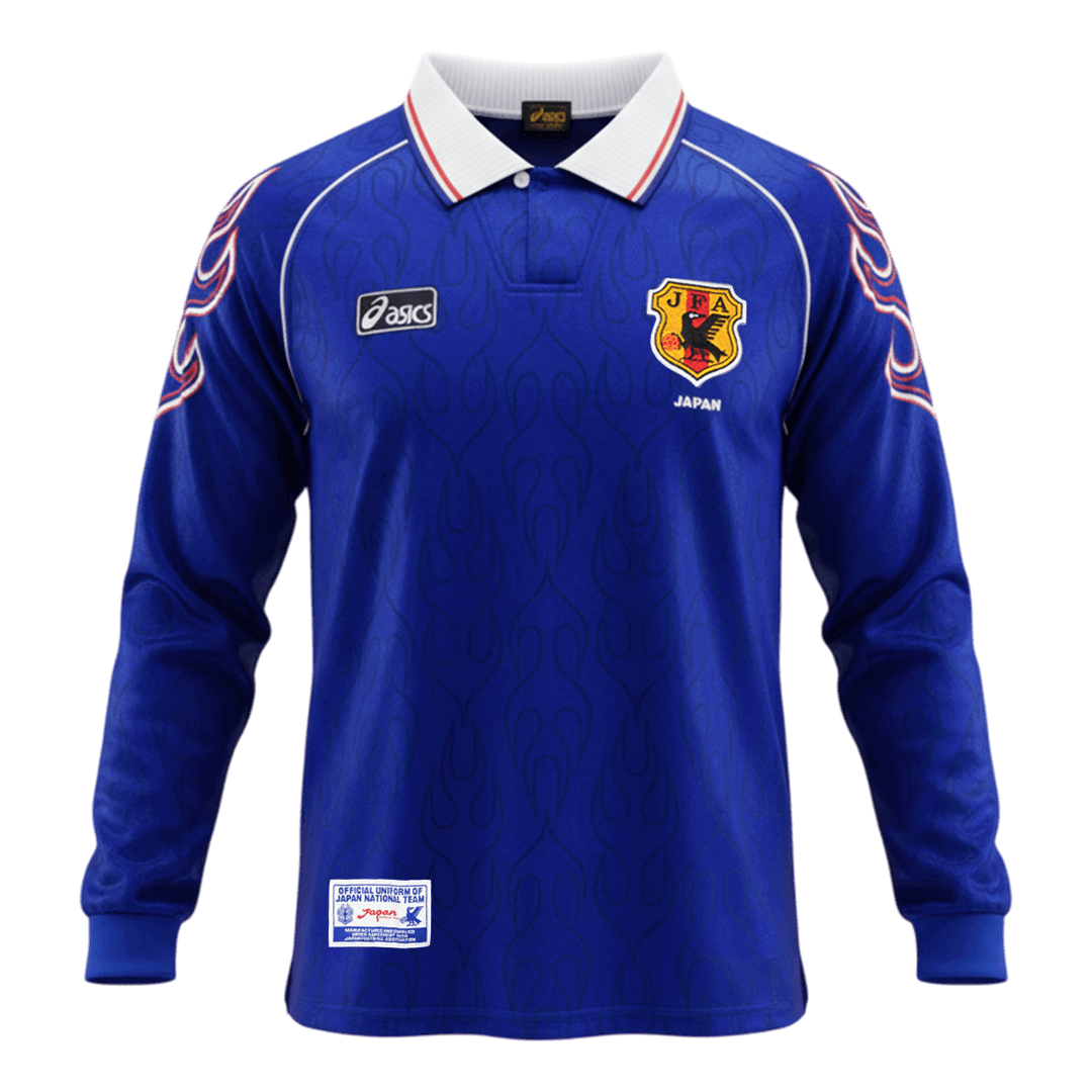 Japan World Cup Retro Langærmet Hjemmebanetrøje 1998