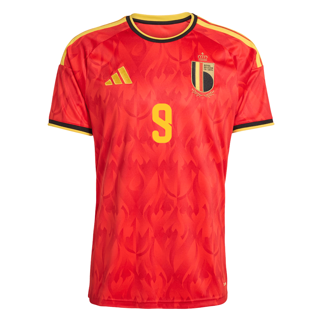 Belgium World Cup Hjemmetrøje 2026 LUKAKU #9 – Billede 8