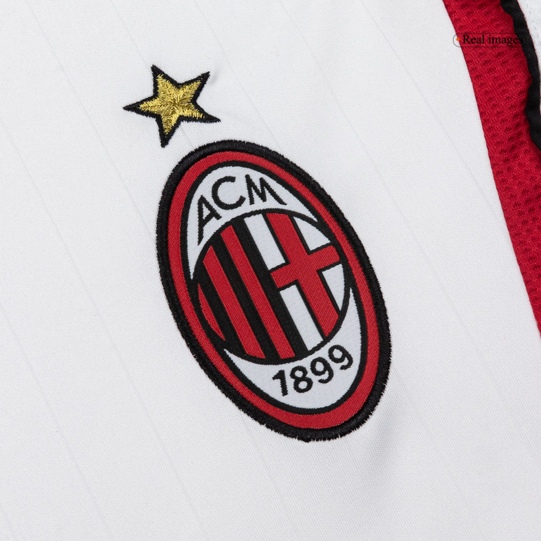 AC Milan Retro Langærmet Udebanetrøje 2006/07 – Billede 7