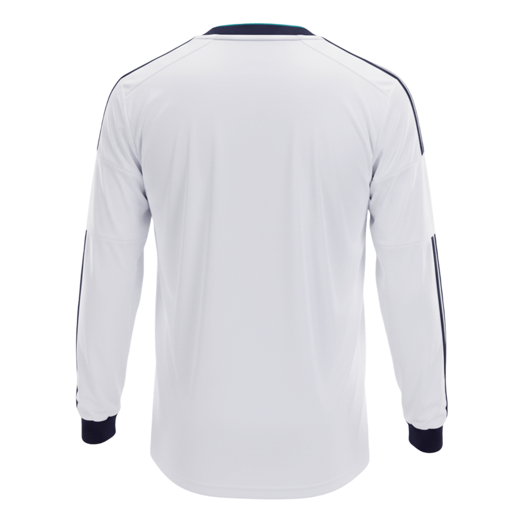 Real Madrid Retro Langærmet Hjemmebanetrøje 2012/13 – Billede 9