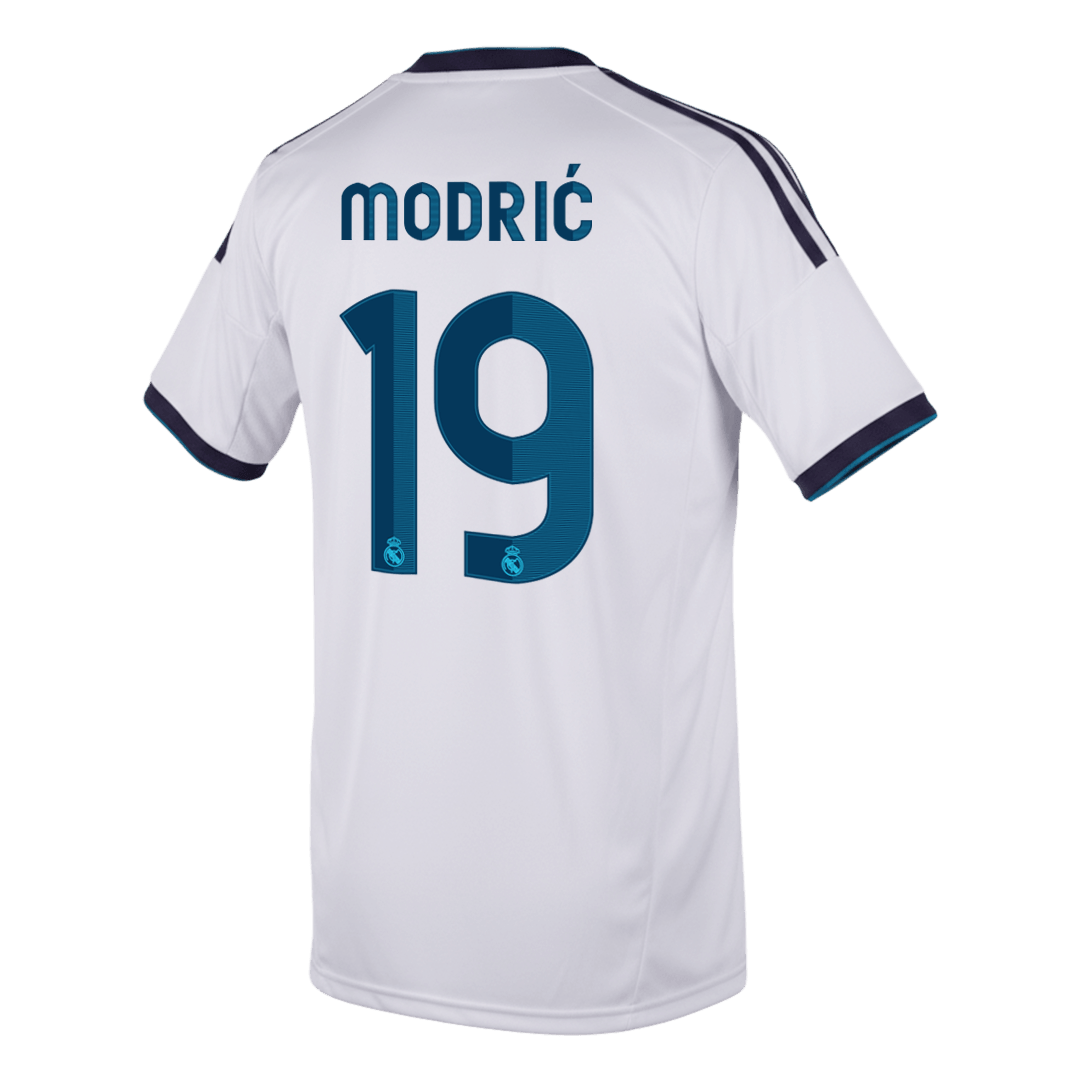 Real Madrid Retro Hjemmebanetrøje 2012/13 MODRIĆ #19 – Billede 2