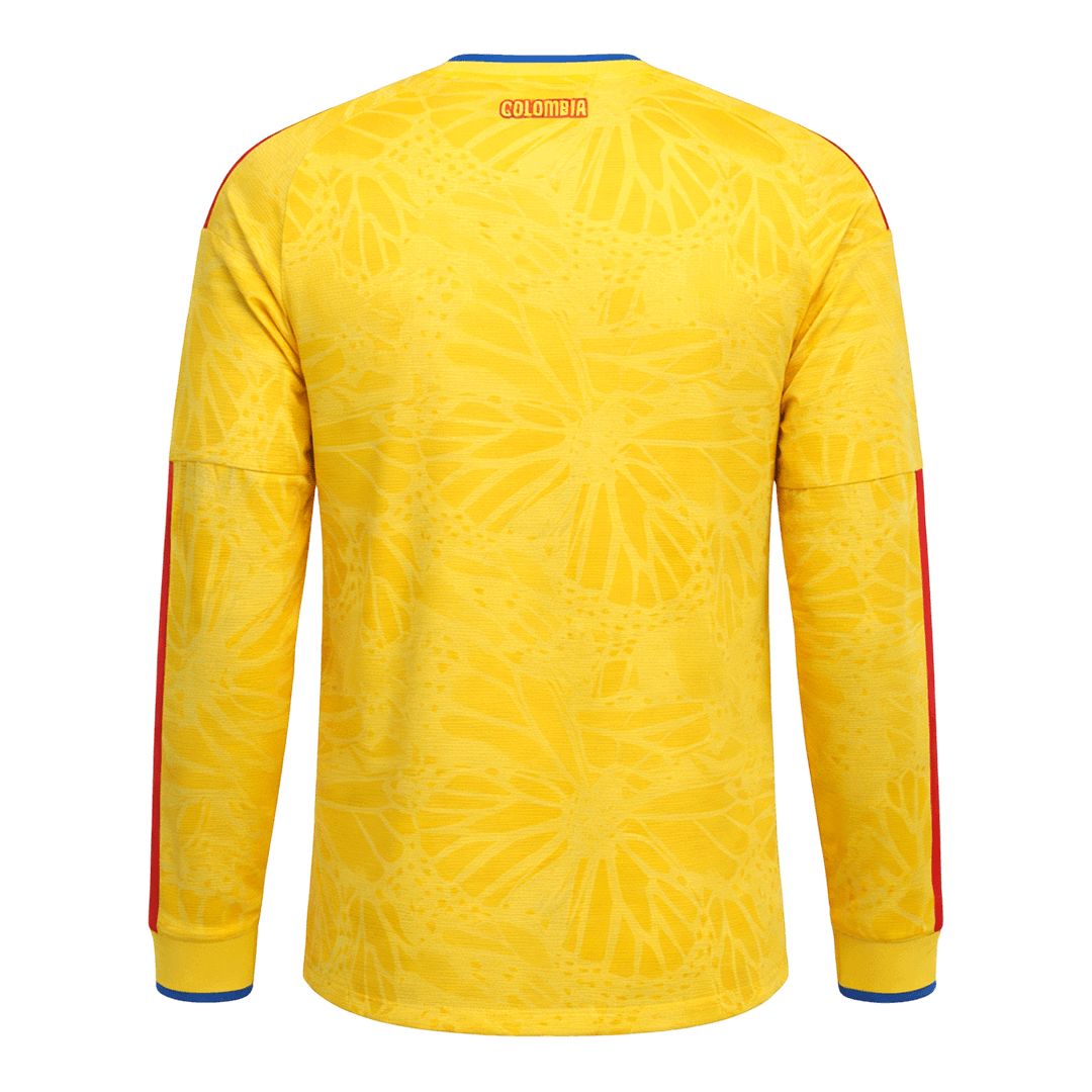 Colombia World Cup Langærmet Hjemmebanetrøje 2026 – Billede 9