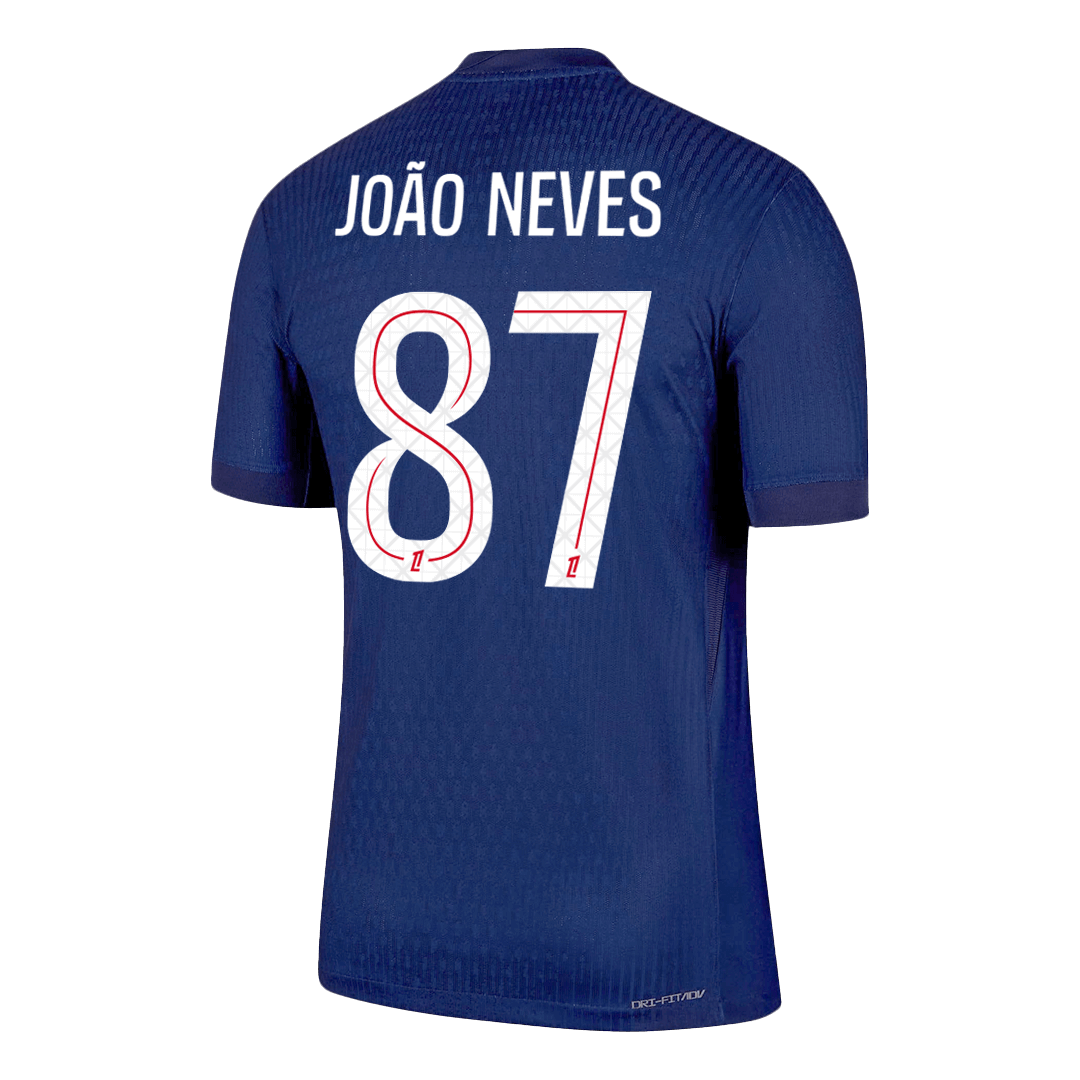 PSG Hjemmebanetrøje Spillerversion 2025/26 JOÃO NEVES #87 – Billede 9