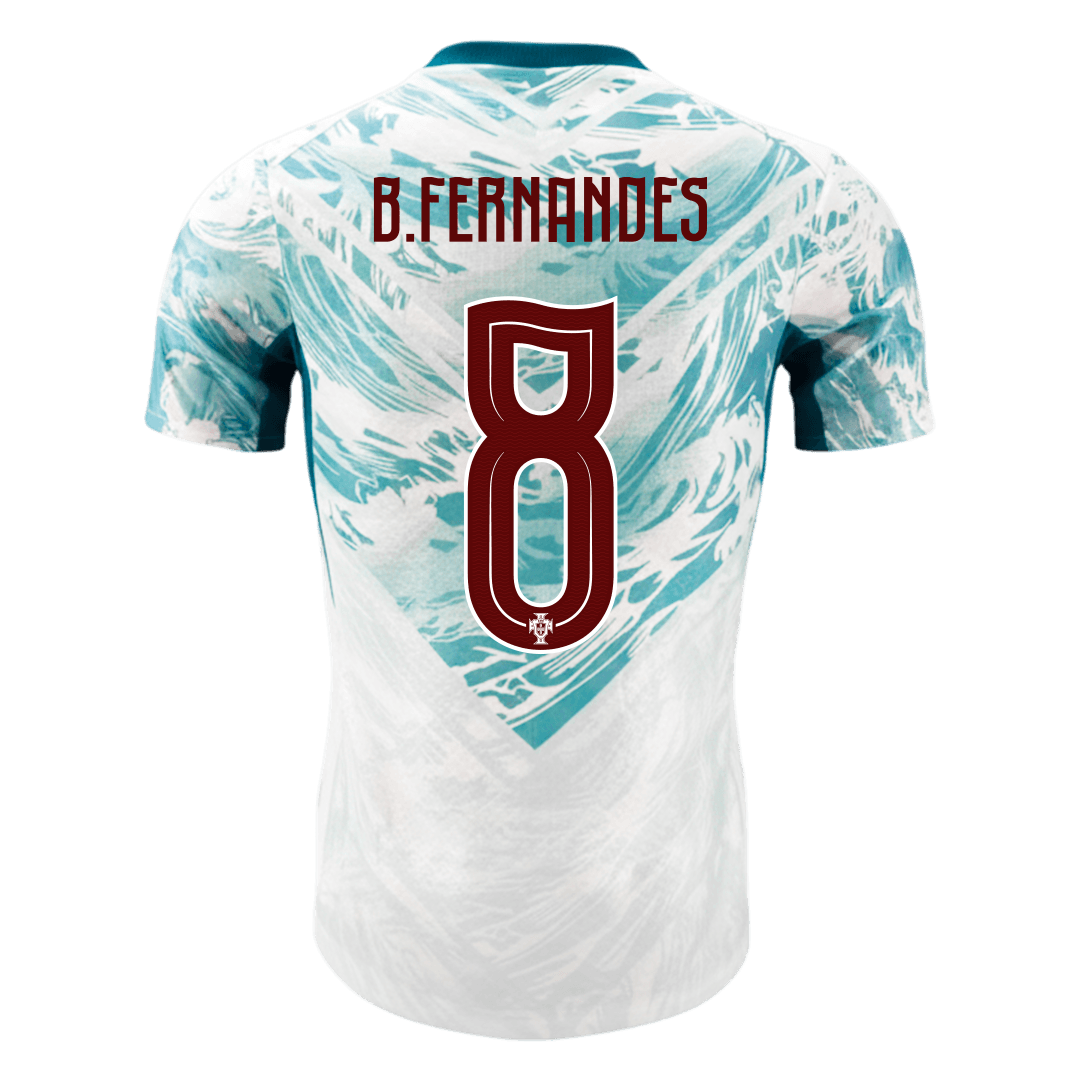 Portugal World Cup Udebanetrøje Spillerversion 2026 B.FERNANDES #8 – Billede 9