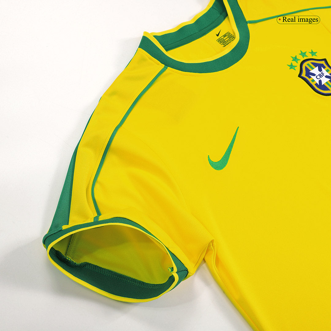 Brazil Retro Hjemmebanetrøje 1998 – Billede 3