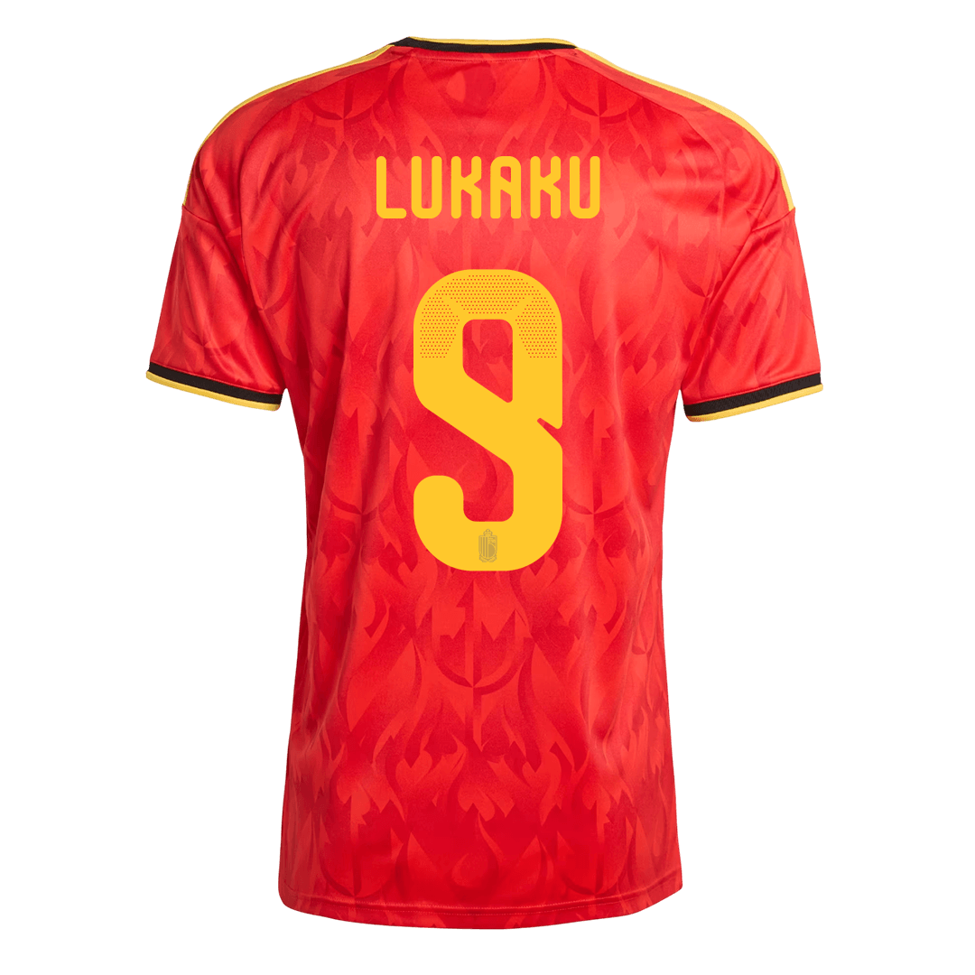 Belgium World Cup Hjemmetrøje 2026 LUKAKU #9 – Billede 9