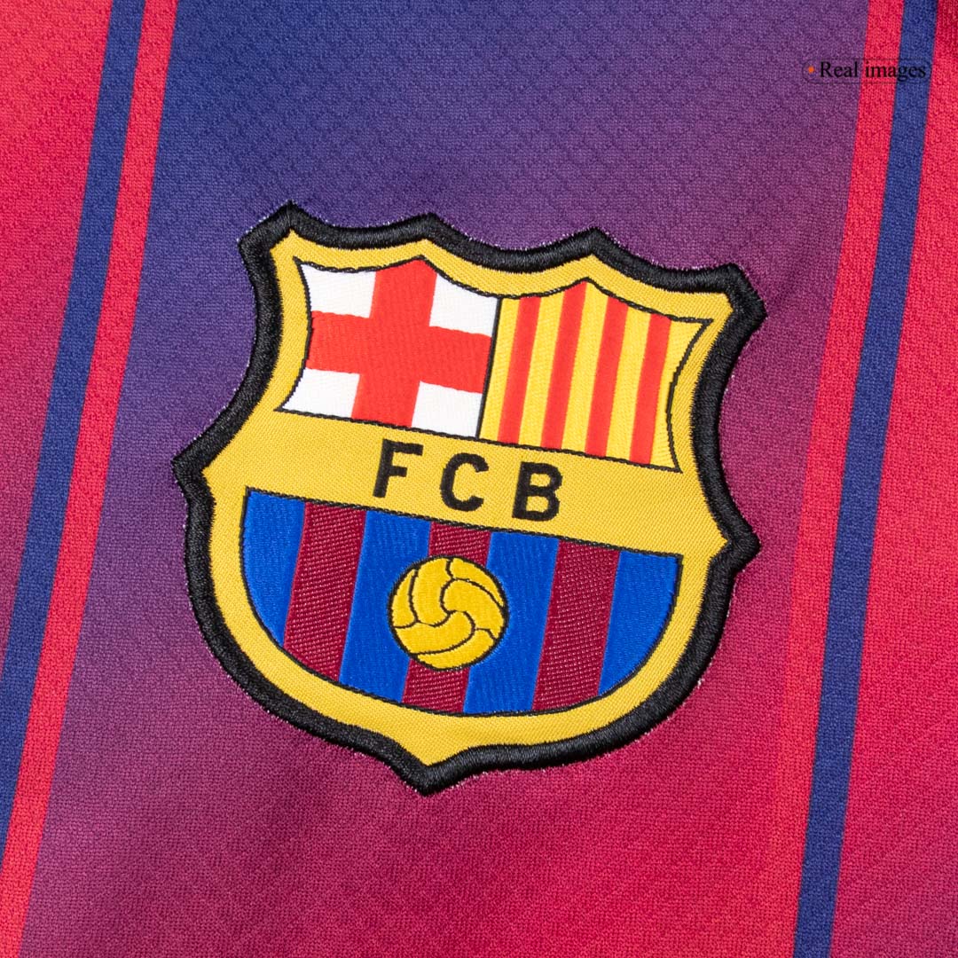 Barcelona Langærmet Hjemmebanetrøje 2025/26 – Billede 8