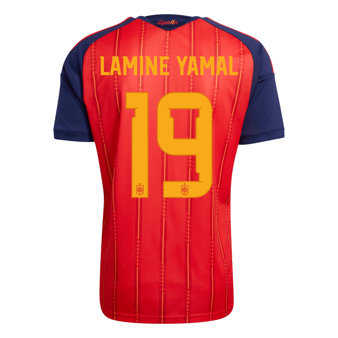 Spain World Cup Hjemmetrøje 2026 LAMINE YAMAL #19 [PREMIUM] – Billede 2