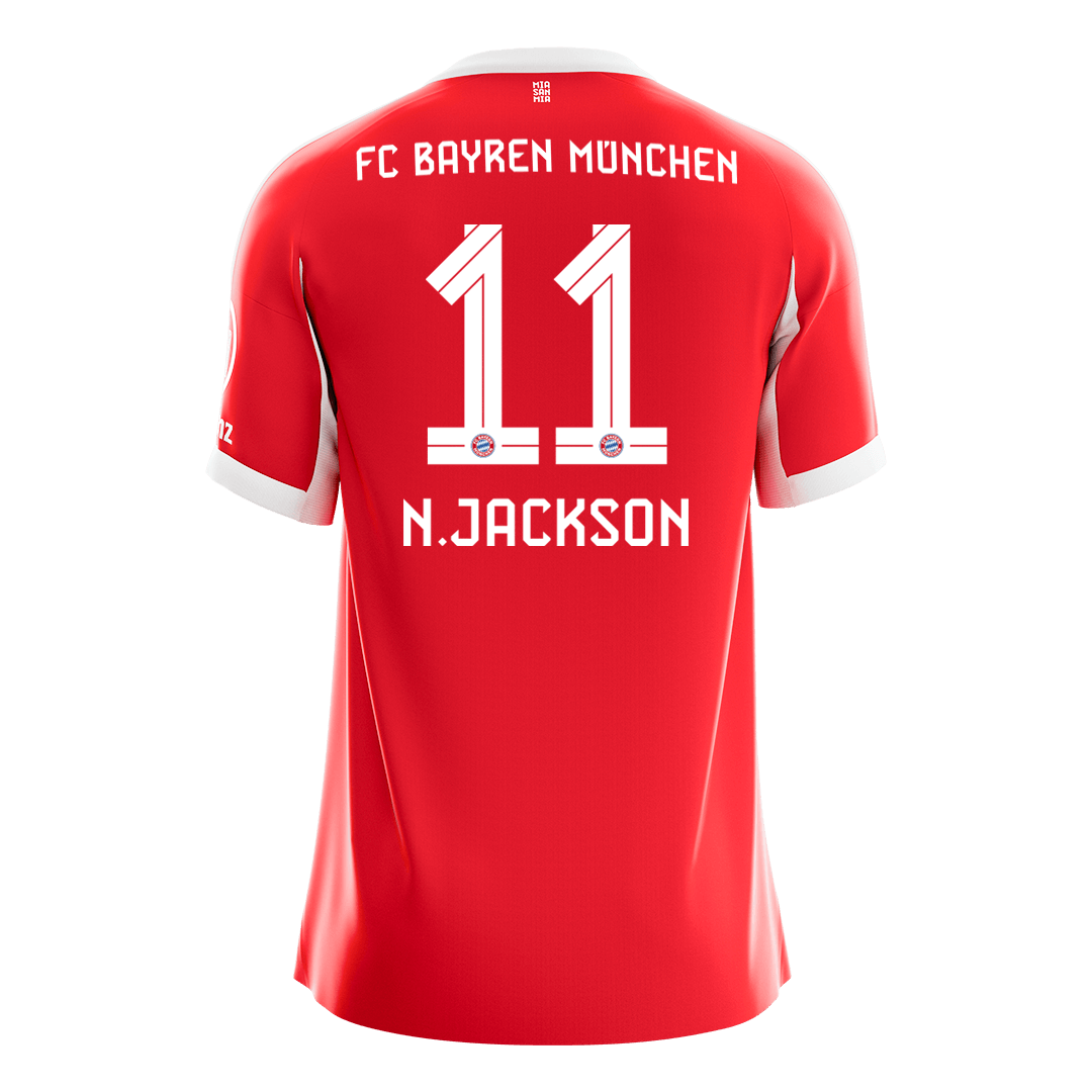 Bayern Munich Hjemmetrøje 2025/26 N.JACKSON #11 [PREMIUM]