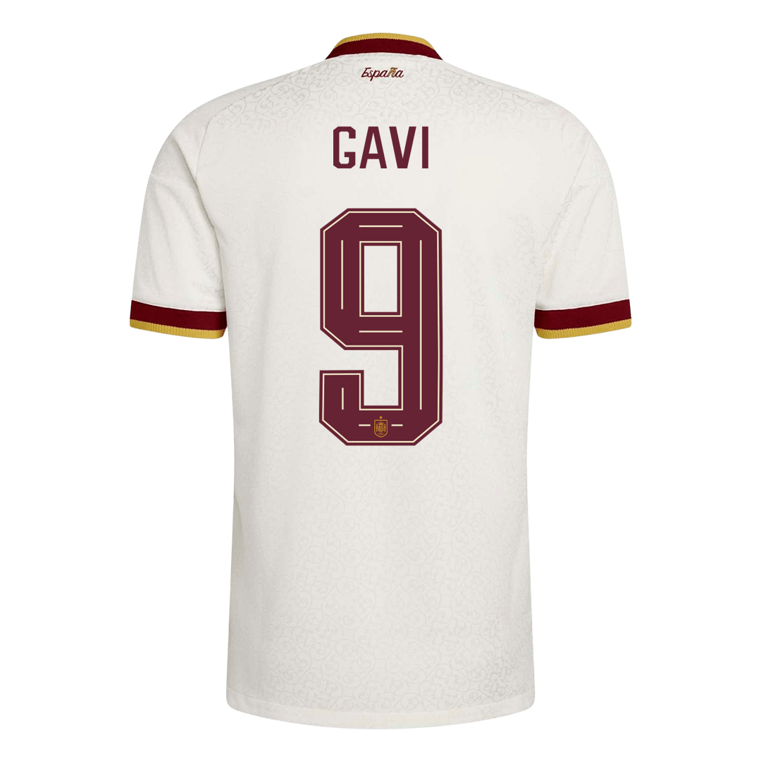 Spain World Cup Udebanetrøje Spillerversion 2026 GAVI #9 – Billede 10