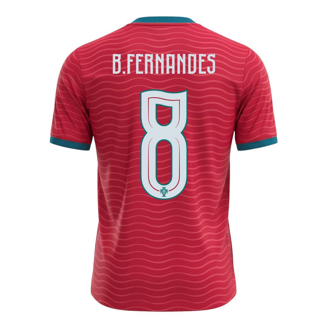 Portugal World Cup Hjemmetrøje 2026 B.FERNANDES #8