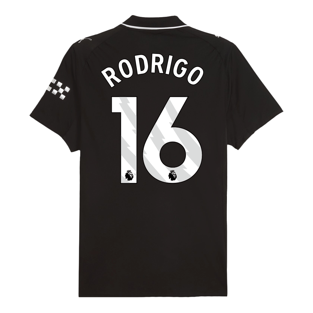 Manchester City Udebanetrøje Spillerversion 2025/26 RODRIGO #16 – Billede 4