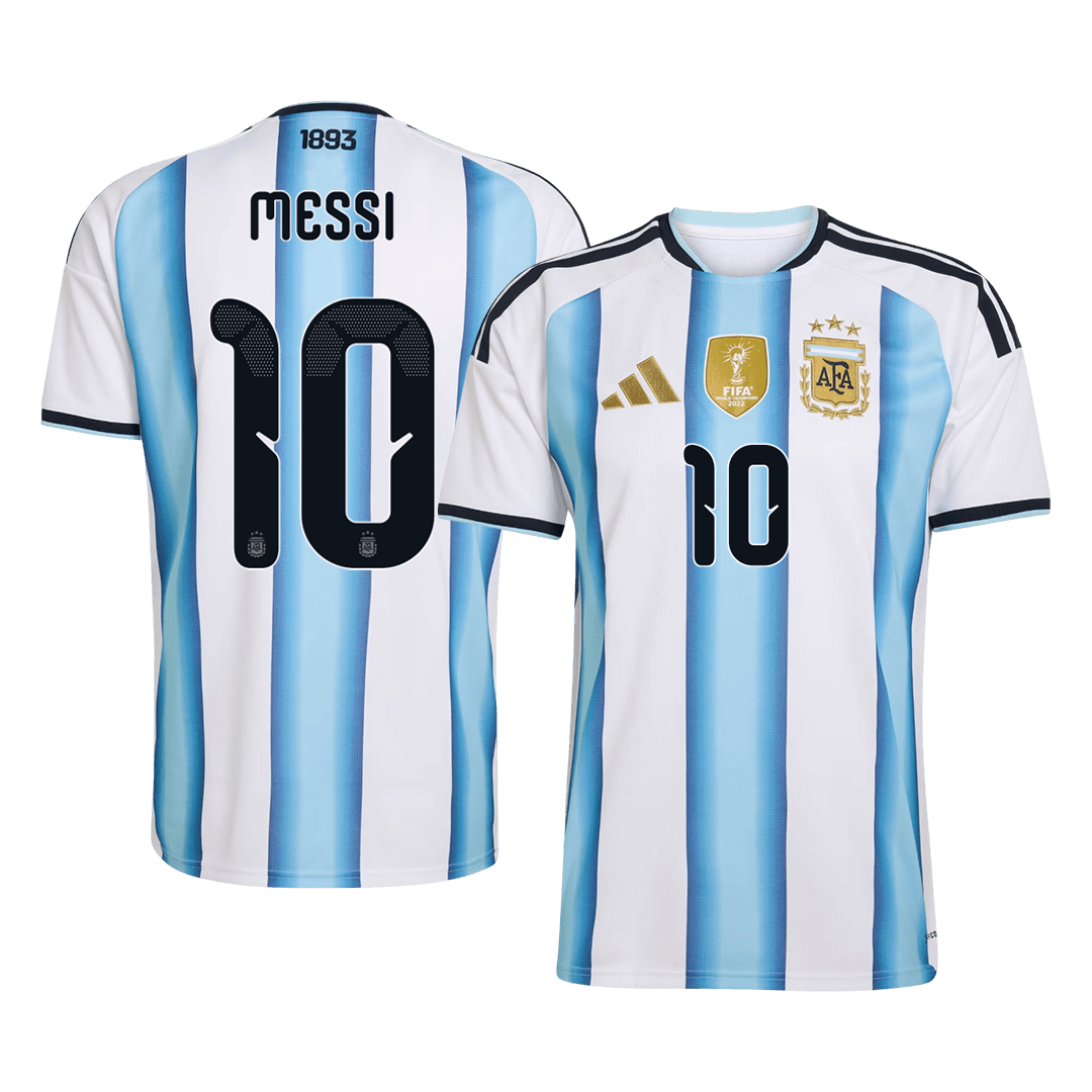 Argentina World Cup Hjemmetrøje 2026 MESSI #10 [PREMIUM]