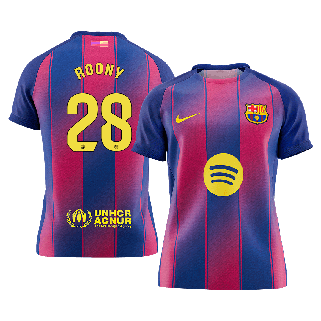 Barcelona Hjemmetrøje 2025/26 ROONY #28