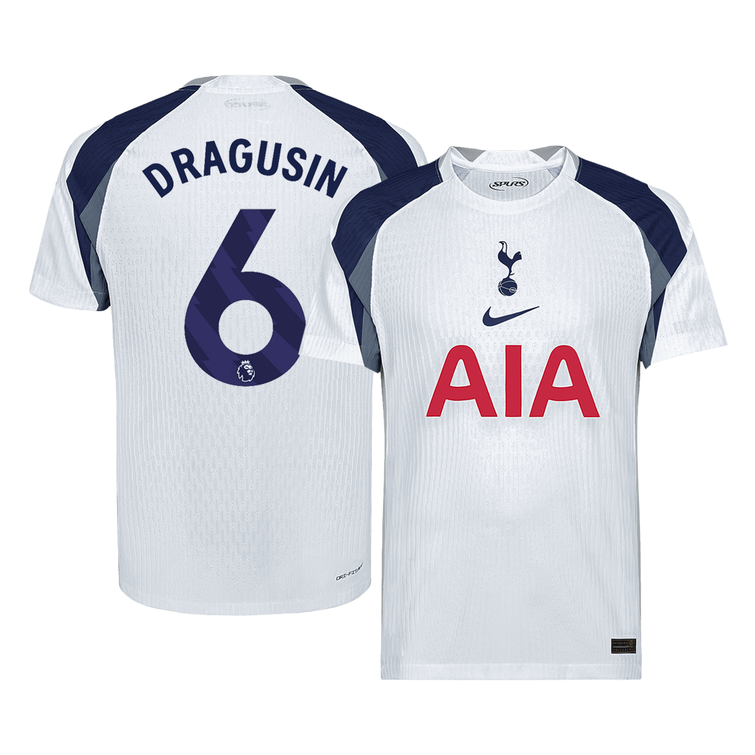 Tottenham Hotspur Hjemmebanetrøje Spillerversion 2025/26 DRAGUSIN #6