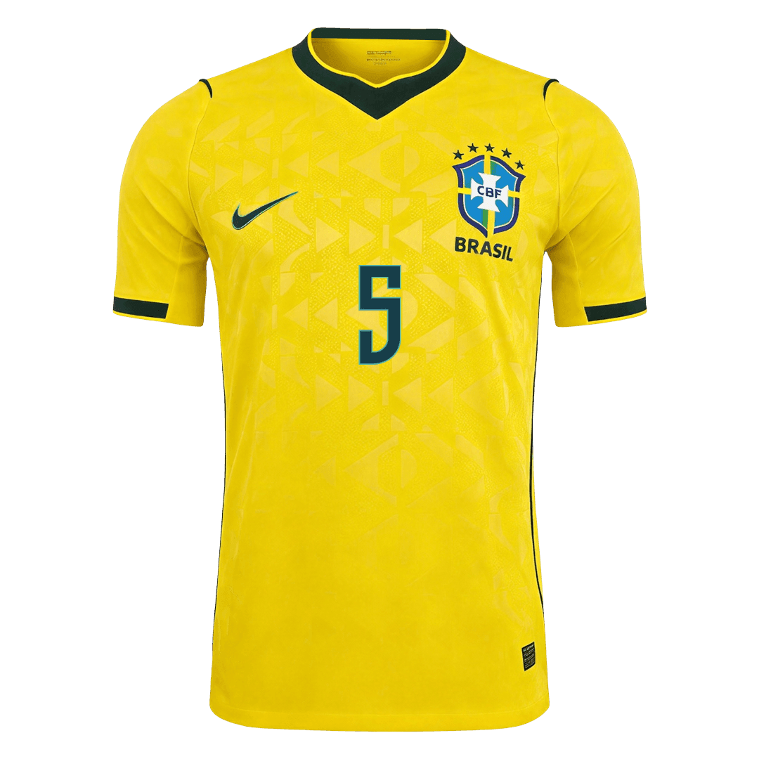 Brazil World Cup Hjemmebanetrøje Spillerversion 2026 CASEMIRO #5 – Billede 2