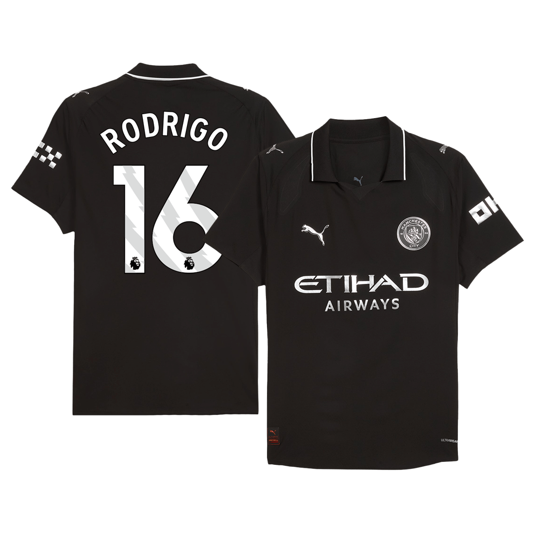Manchester City Udebanetrøje Spillerversion 2025/26 RODRIGO #16