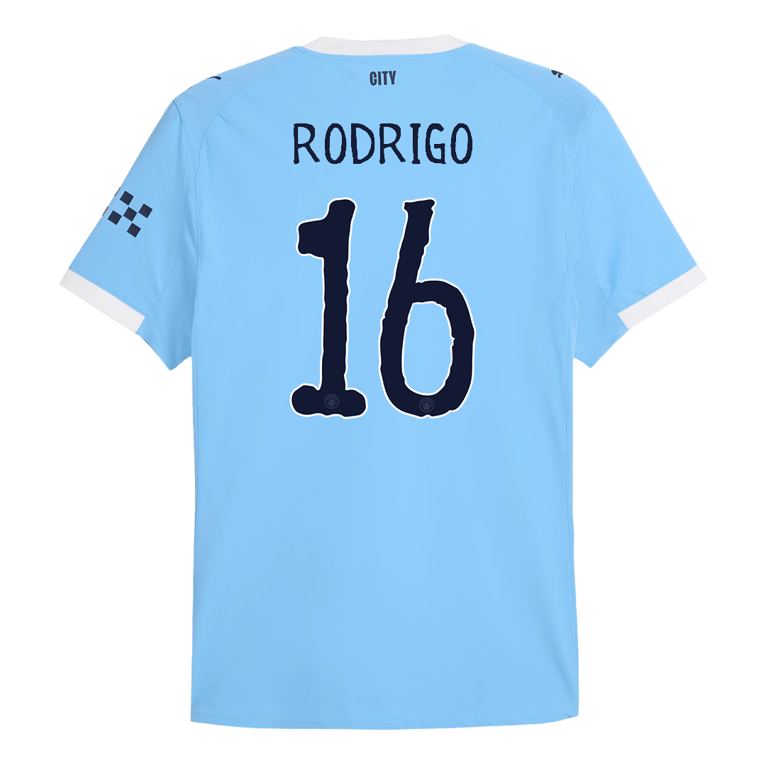 Manchester City World Cup Hjemmebanetrøje Spillerversion 2025/26 RODRIGO #16 – Billede 13