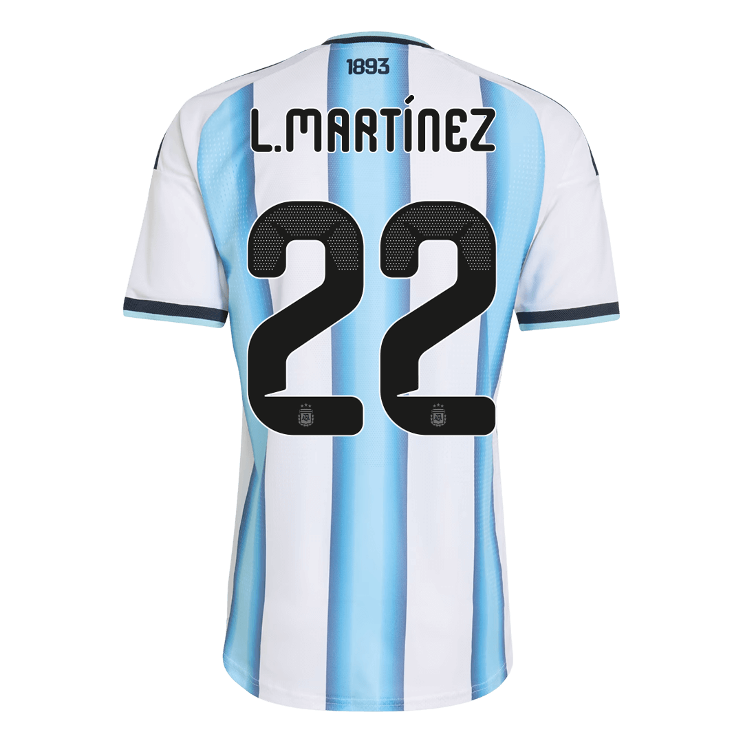 Argentina World Cup Hjemmebanetrøje Spillerversion 2026 L.MARTÍNEZ – Billede 2