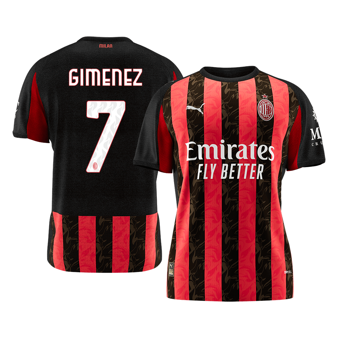 AC Milan Hjemmetrøje 2025/26 GIMENEZ #7 [PREMIUM]