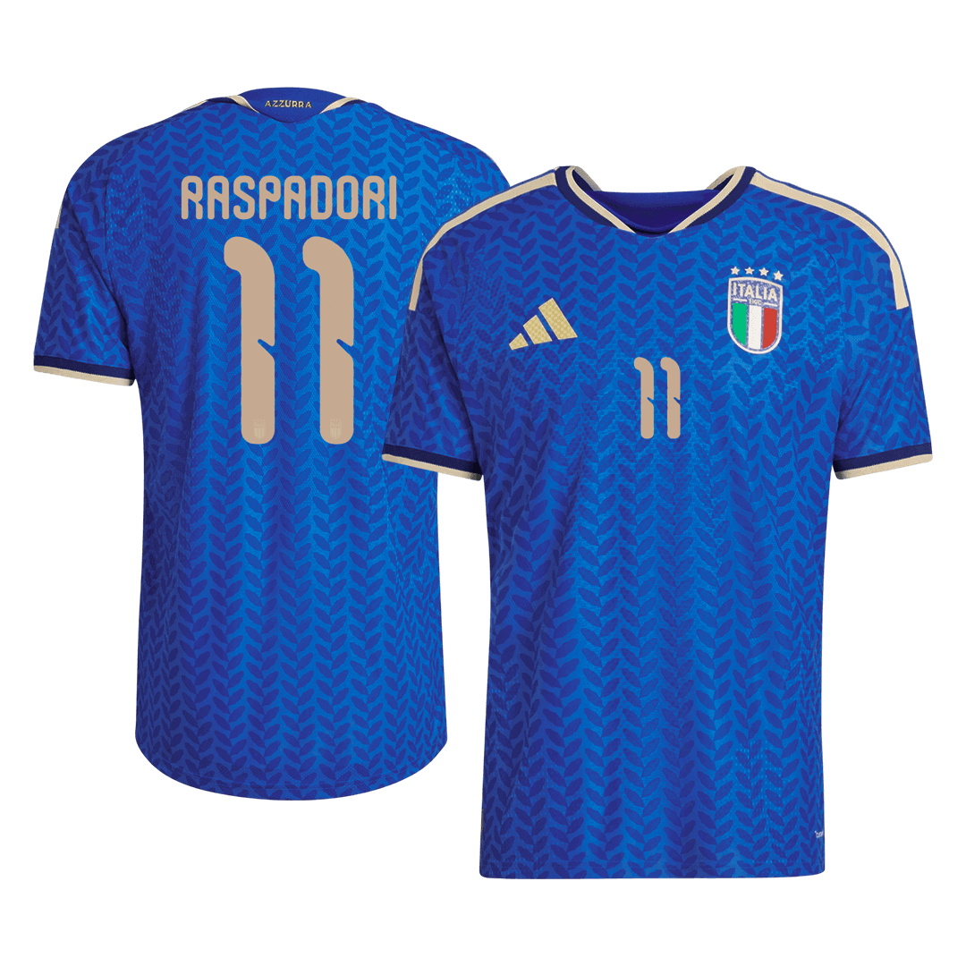 Italy World Cup Hjemmebanetrøje Spillerversion 2026 RASPADORI #11