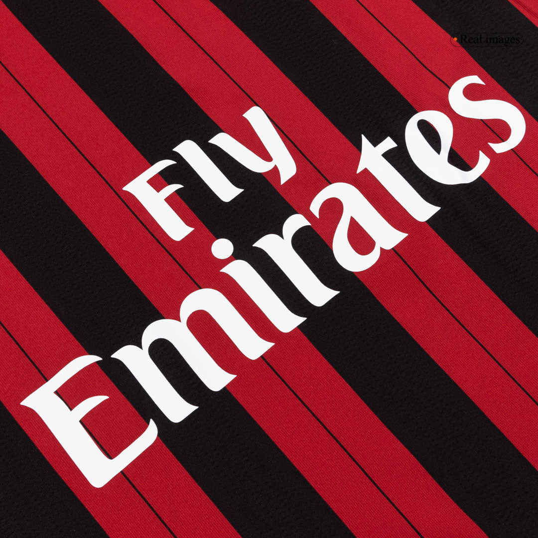 AC Milan Retro Langærmet Hjemmebanetrøje 2013/14 – Billede 5