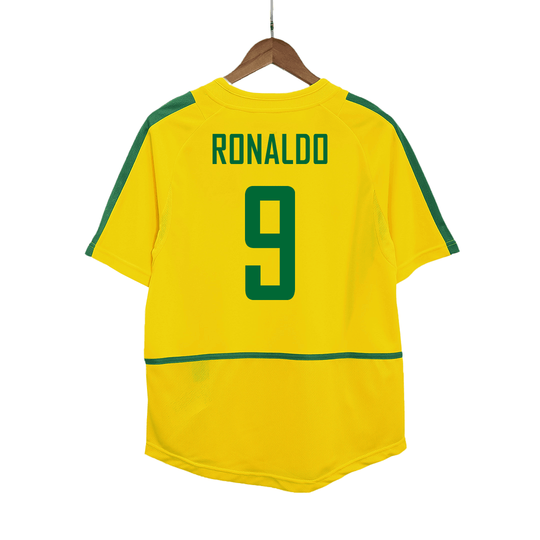 Brazil Retro Hjemmebanetrøje 2002/03 RONALDO #9