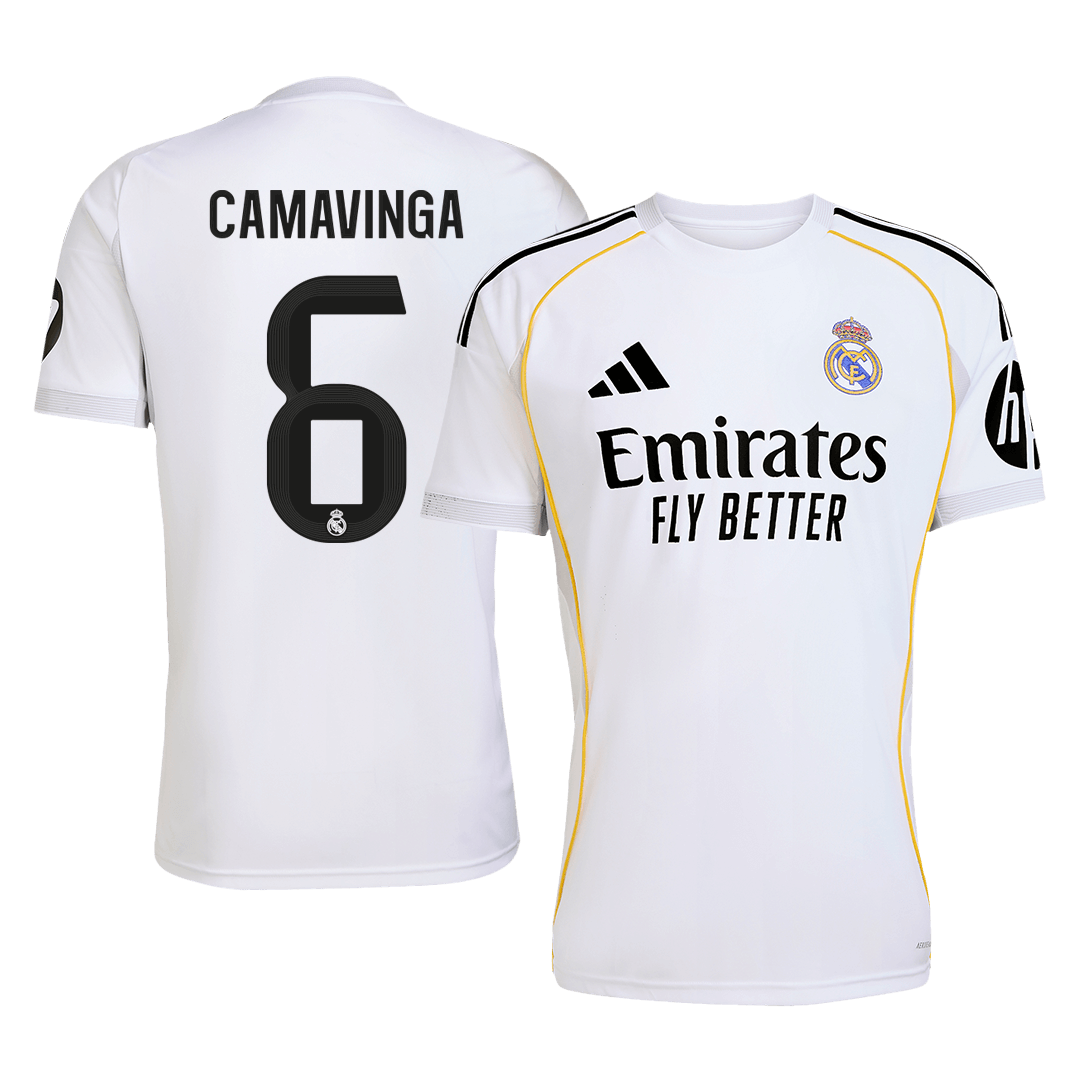 Real Madrid Hjemmetrøje 2025/26 CAMAVINGA #6