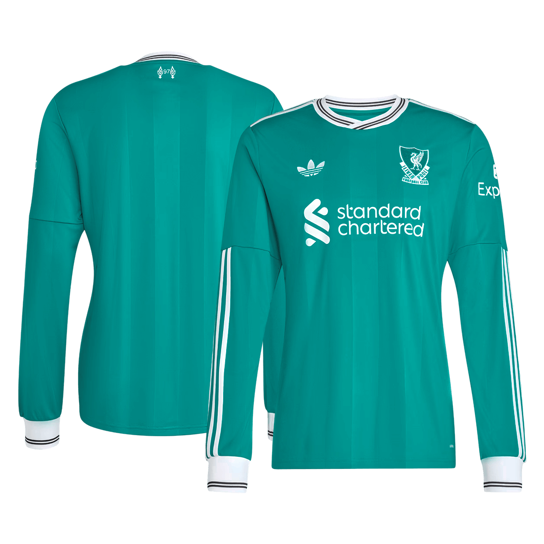 Liverpool Langærmet Tredjebanetrøje 2025/26 – Billede 10