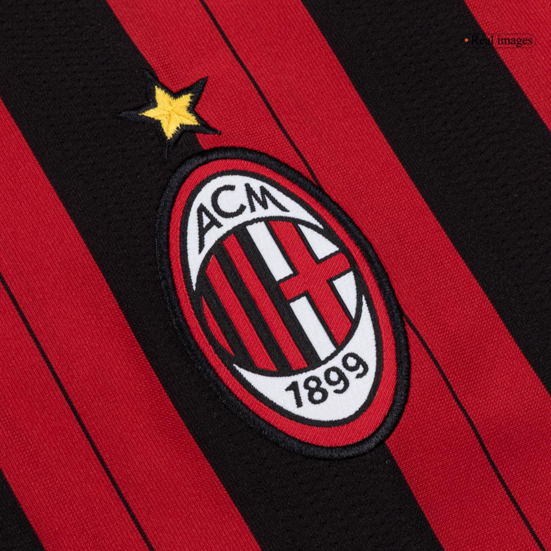 AC Milan Retro Langærmet Hjemmebanetrøje 2013/14 – Billede 7