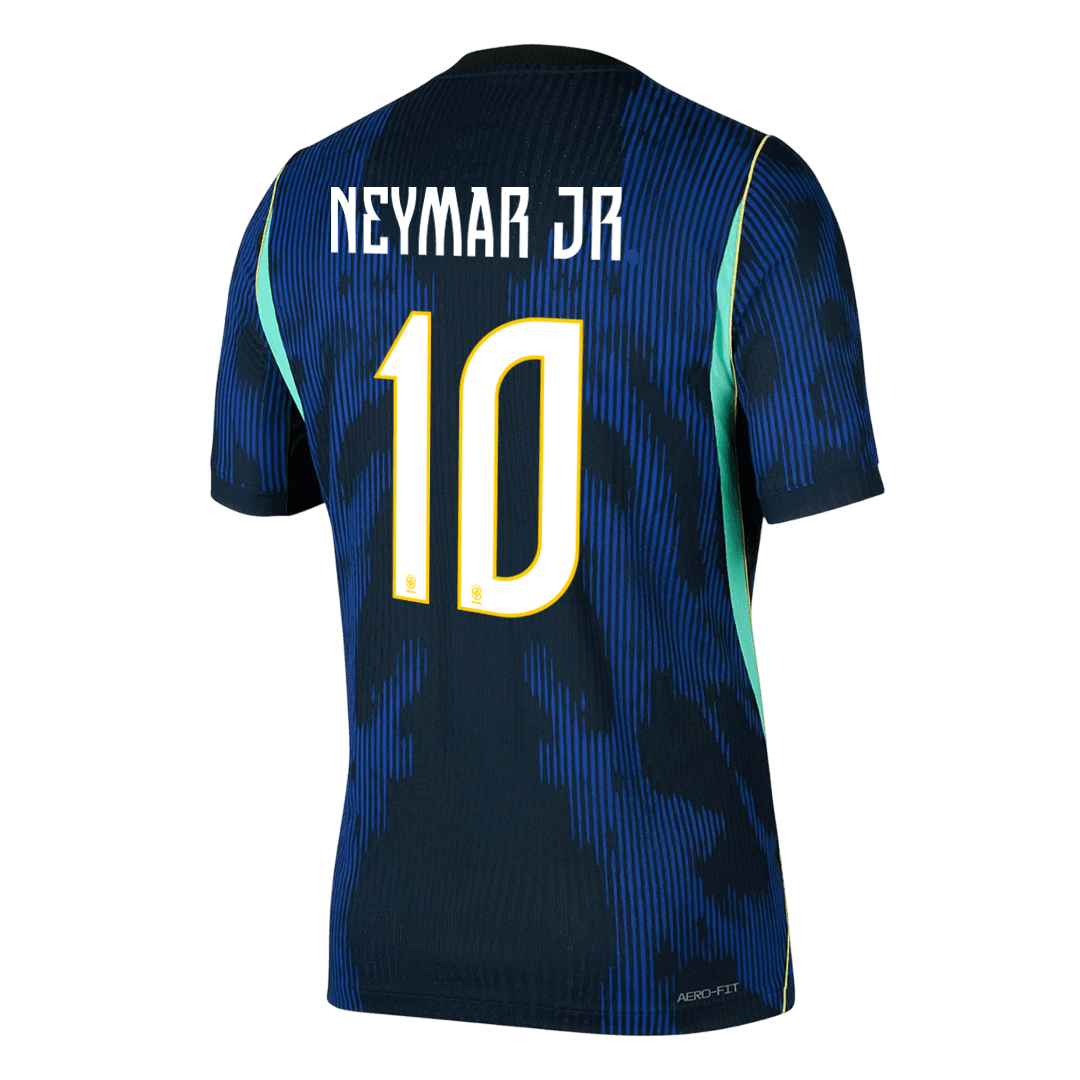 Brazil World Cup Udebanetrøje Spillerversion 2026 NEYMAR JR #10 – Billede 3