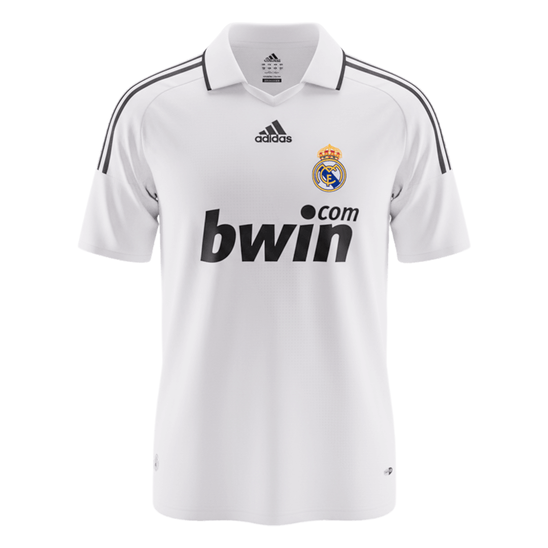 Real Madrid Retro Hjemmebanetrøje 2008/09 – Billede 8