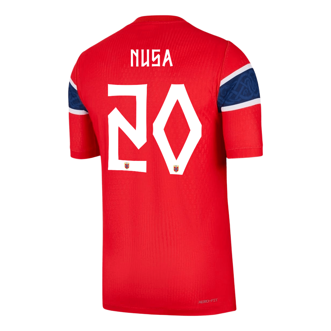 Norway World Cup Hjemmebanetrøje Spillerversion 2026 NUSA #20 – Billede 3