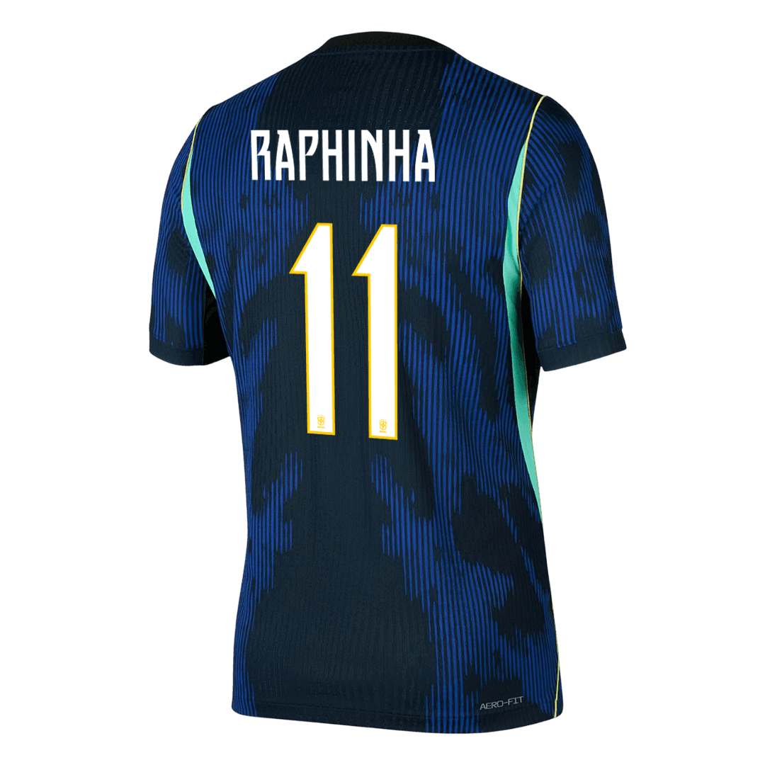 Brazil World Cup Udebanetrøje Spillerversion 2026 RAPHINHA #11 – Billede 3