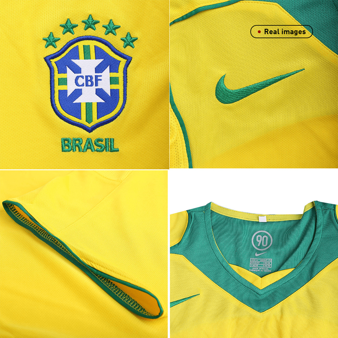 Brazil Retro Hjemmebanetrøje 2004 – Billede 2