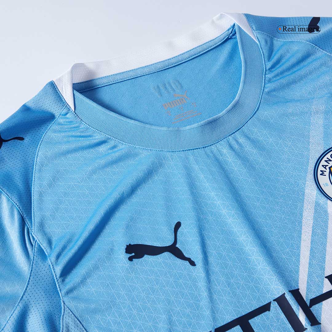 Manchester City Hjemmebanetrøje Spillerversion 2025/26 – Billede 10