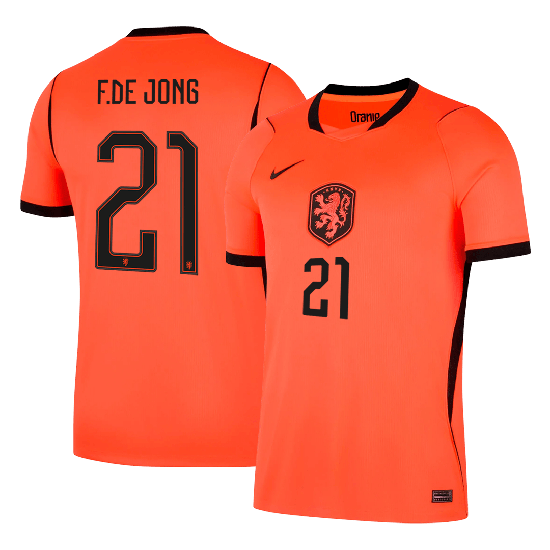 Netherlands World Cup Hjemmetrøje 2026 F.DE JONG #21