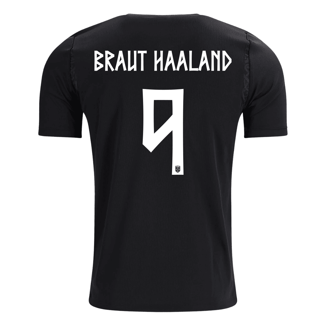 Norway World Cup Udebanetrøje 2026 BRAUT HAALAND #9 – Billede 3