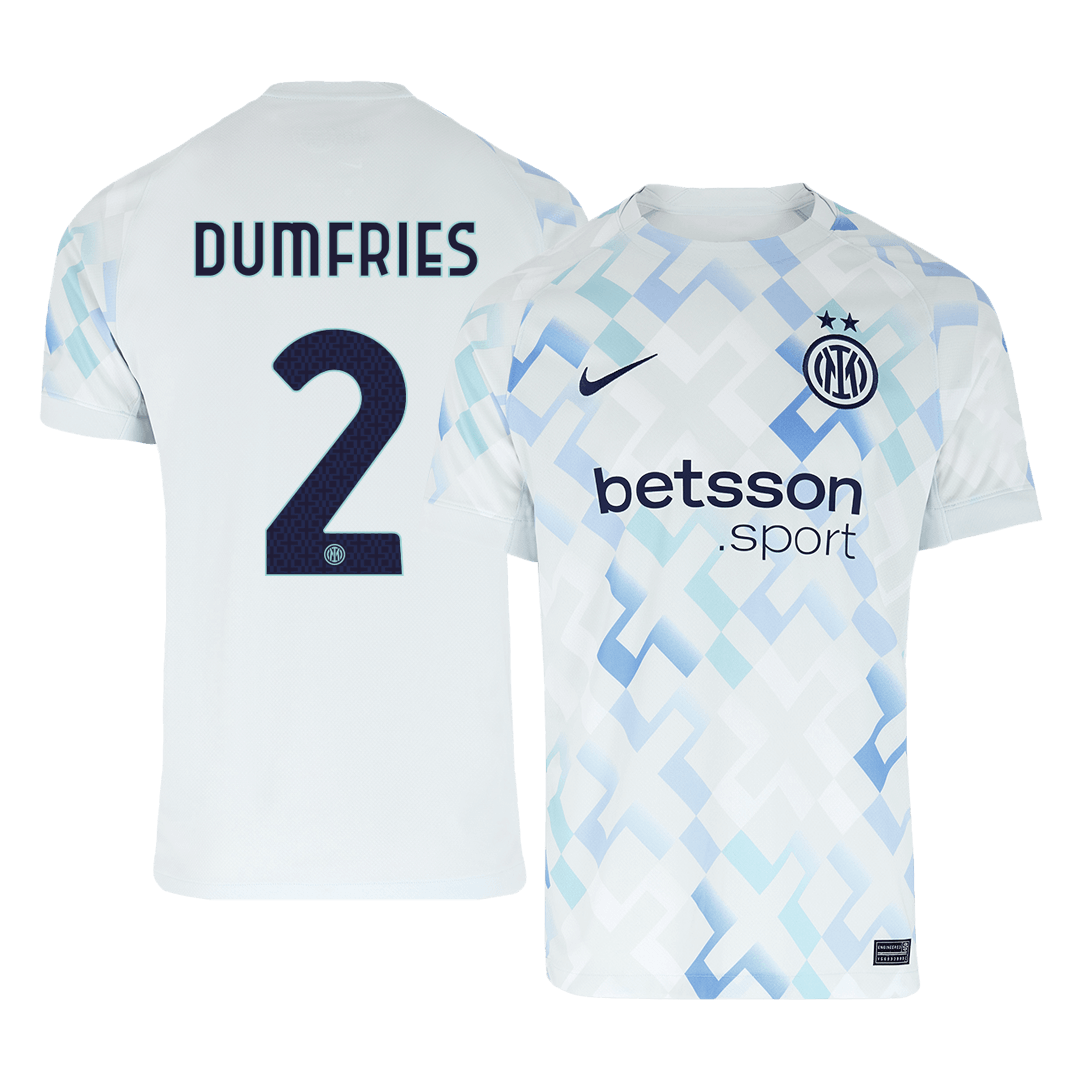 Inter Milan Udebanetrøje 2025/26 DUMFRIES #2