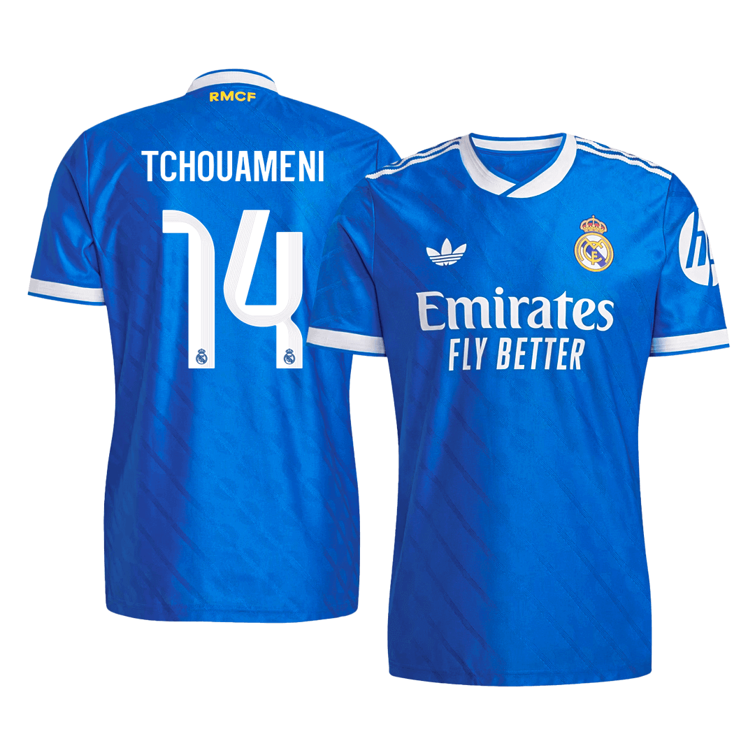 Real Madrid Tredjebanetrøje Spillerversion 2025/26 TCHOUAMENI #14