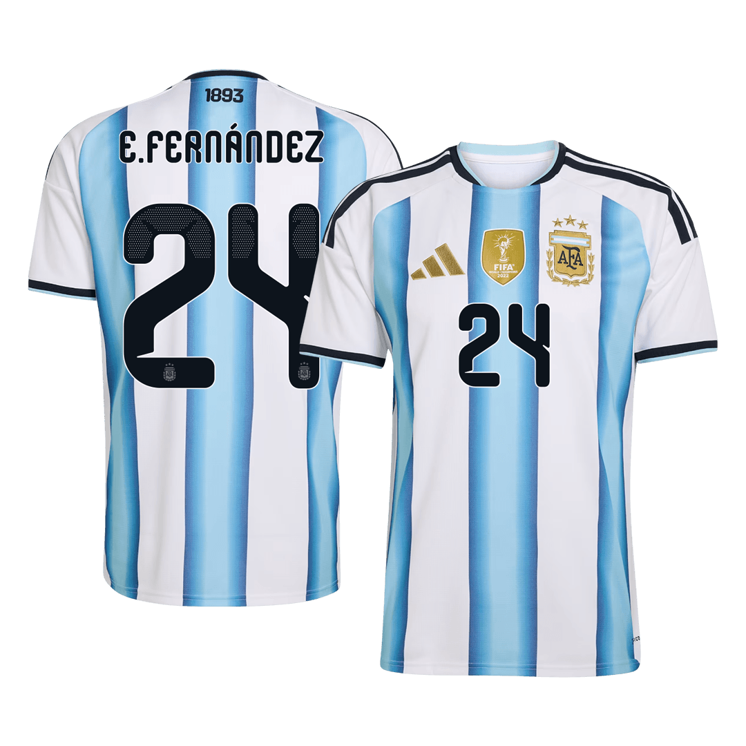 Argentina World Cup Hjemmetrøje 2026 E. FERNÁNDEZ [PREMIUM]