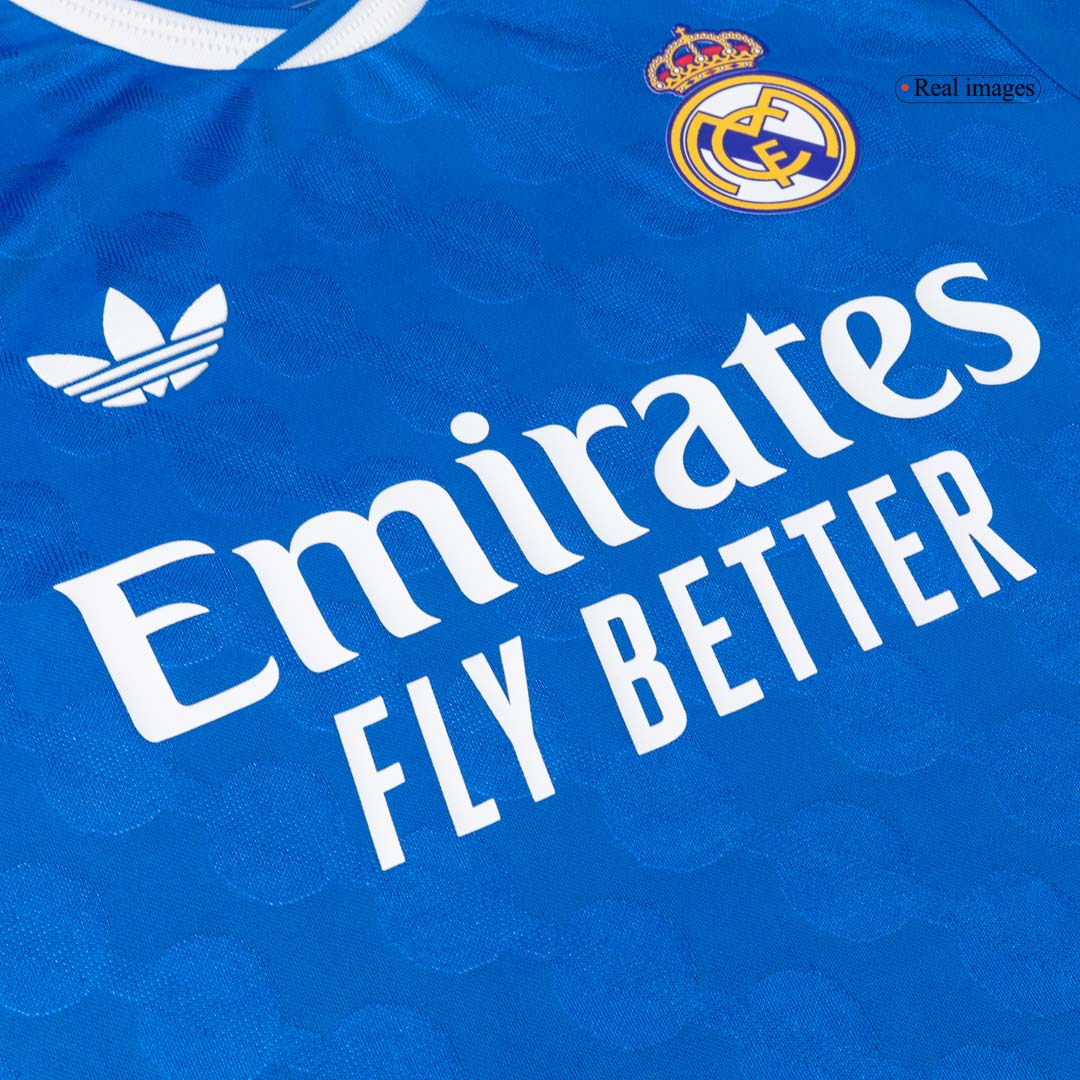 Real Madrid Tredjebanetrøje Spillerversion 2025/26 TCHOUAMENI #14 – Billede 6