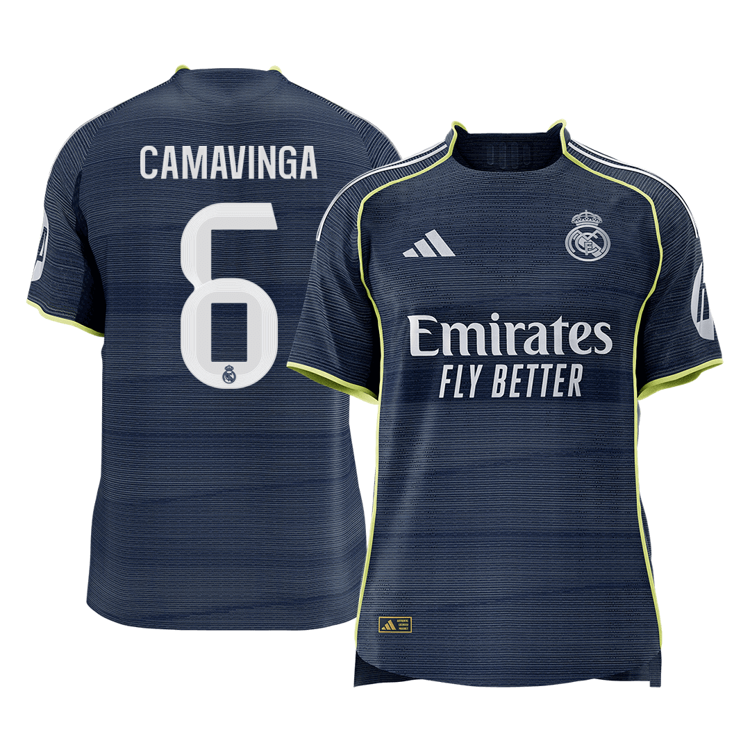 Real Madrid Udebanetrøje Spillerversion 2025/26 CAMAVINGA #6 [PREMIUM]